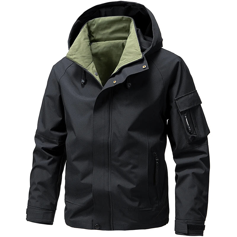 Herren Softshell-Jacke Wasserabweisend Mit Kapuze