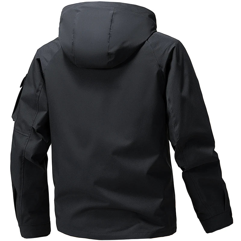 Herren Softshell-Jacke Wasserabweisend Mit Kapuze - Norvielle