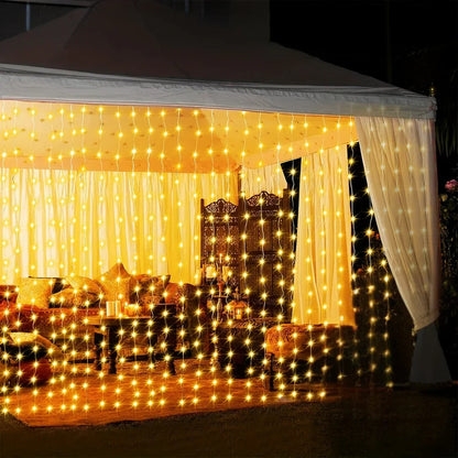 Solar Außenlichter Vorhangdesign Gartendekoration
