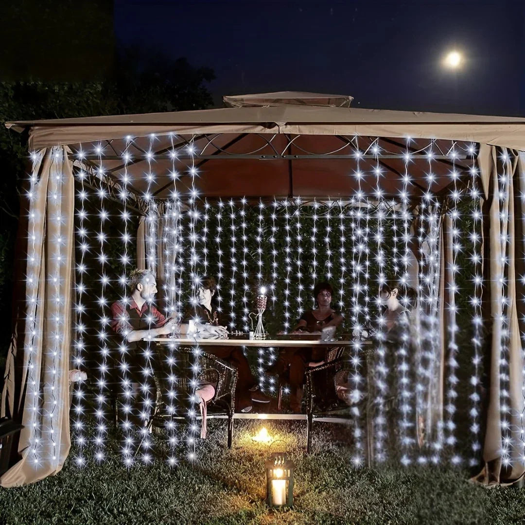 Solar Außenlichter Vorhangdesign Gartendekoration