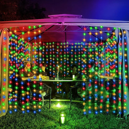 Solar Außenlichter Vorhangdesign Gartendekoration