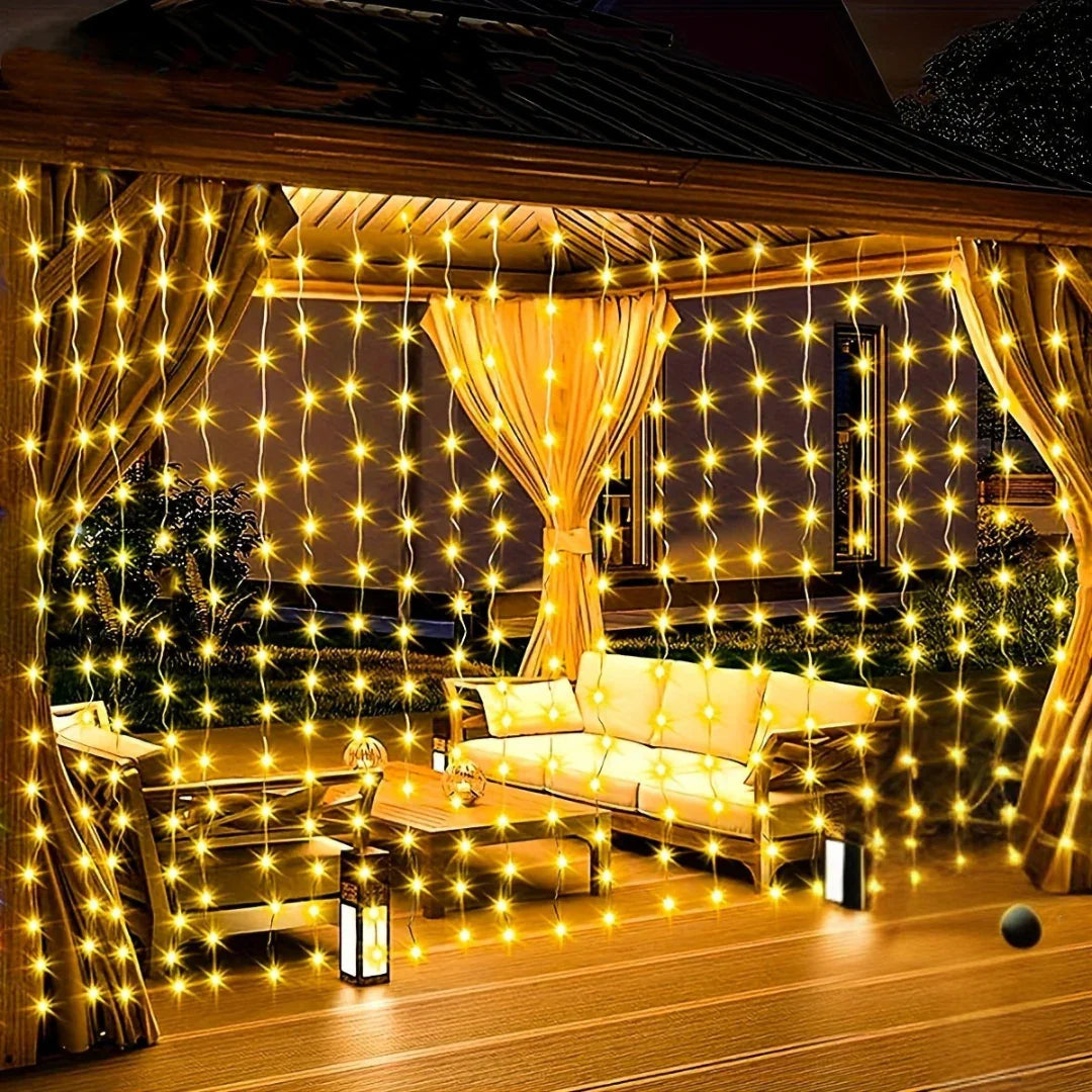 Solar Außenlichter Vorhangdesign Gartendekoration - Norvielle