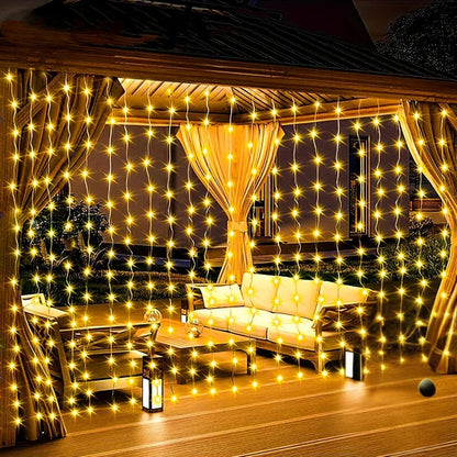 Solar Außenlichter Vorhangdesign Gartendekoration - Norvielle