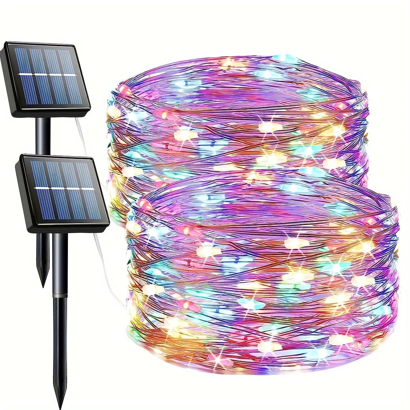 Solar Lichterkette Außen Garten Dekoration
