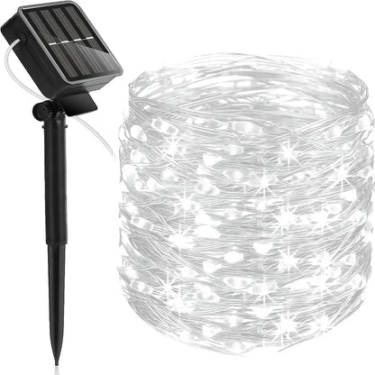 Weihnachtsbeleuchtung Solar Lichterkette Außen