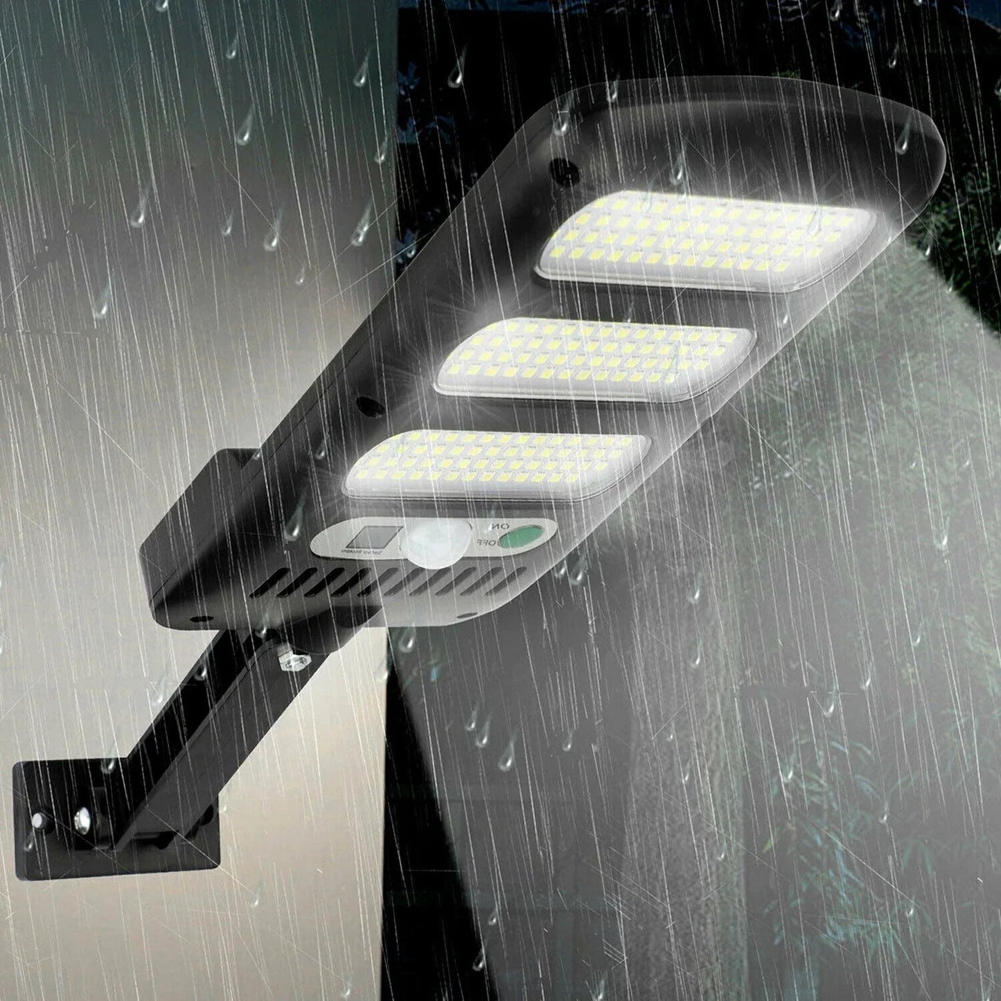 Solar Straßenlampe LED Bewegungsmelder Wetterfest
