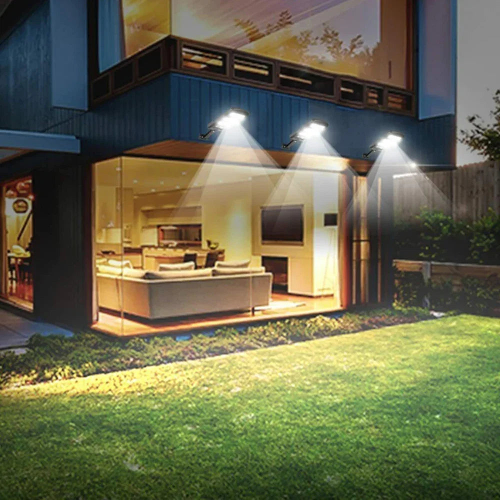 Solar Straßenlampe LED Bewegungsmelder Wetterfest