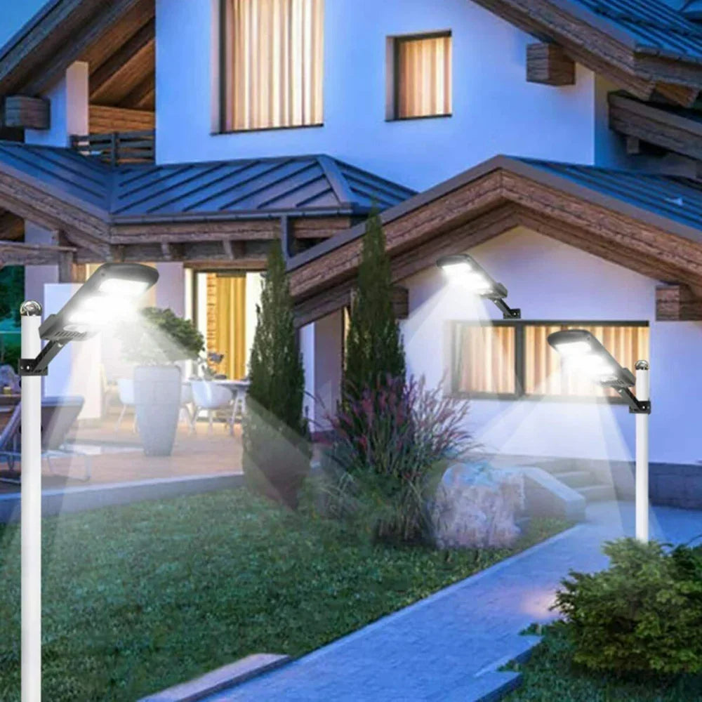Solar Straßenlampe LED Bewegungsmelder Wetterfest