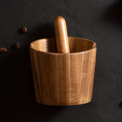 Kaffeeknockbox Massivholz Holz