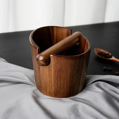 Kaffeeknockbox Massivholz Holz