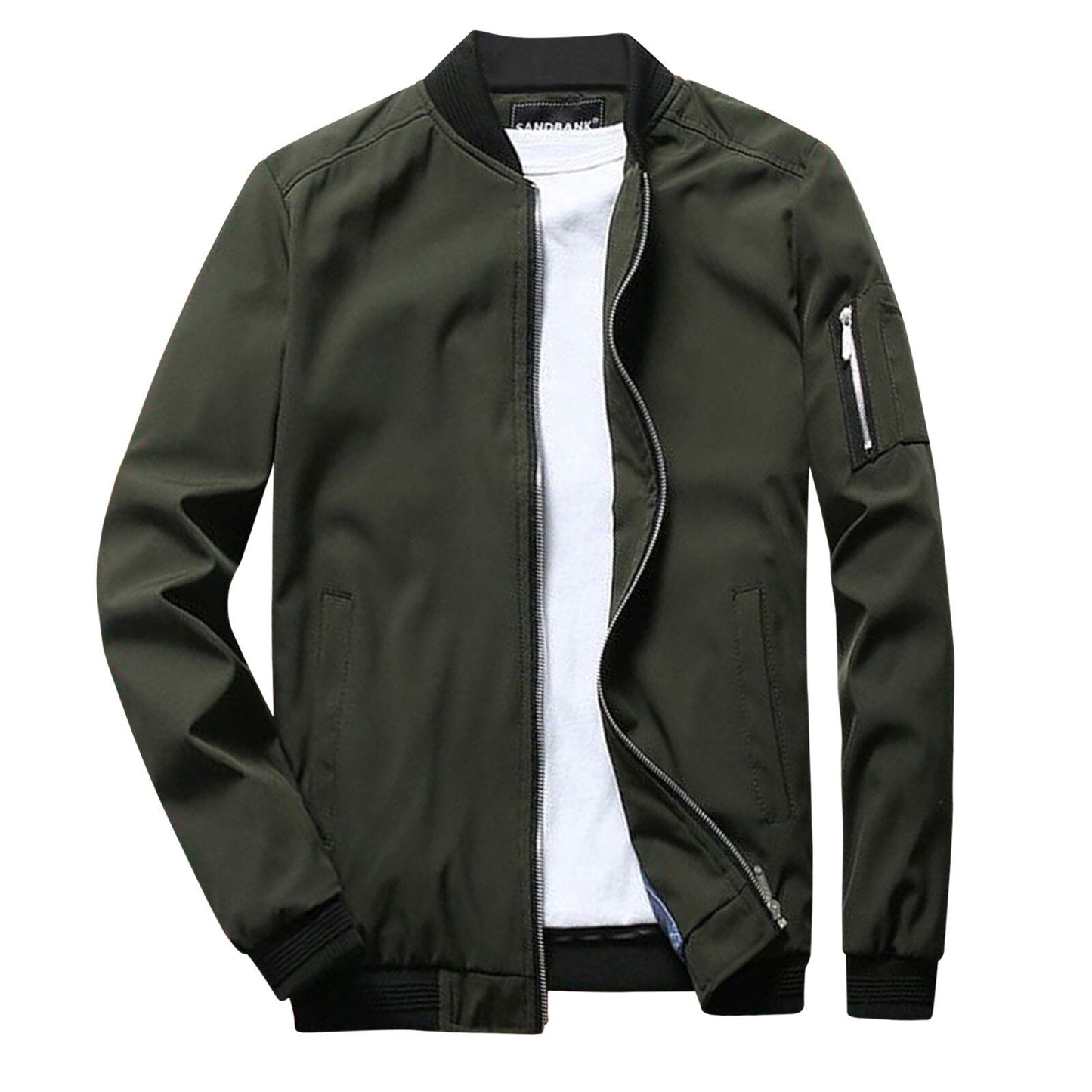 Herren Bomberjacke Leichtgewicht Zip-Up Sommerjacke - Norvielle