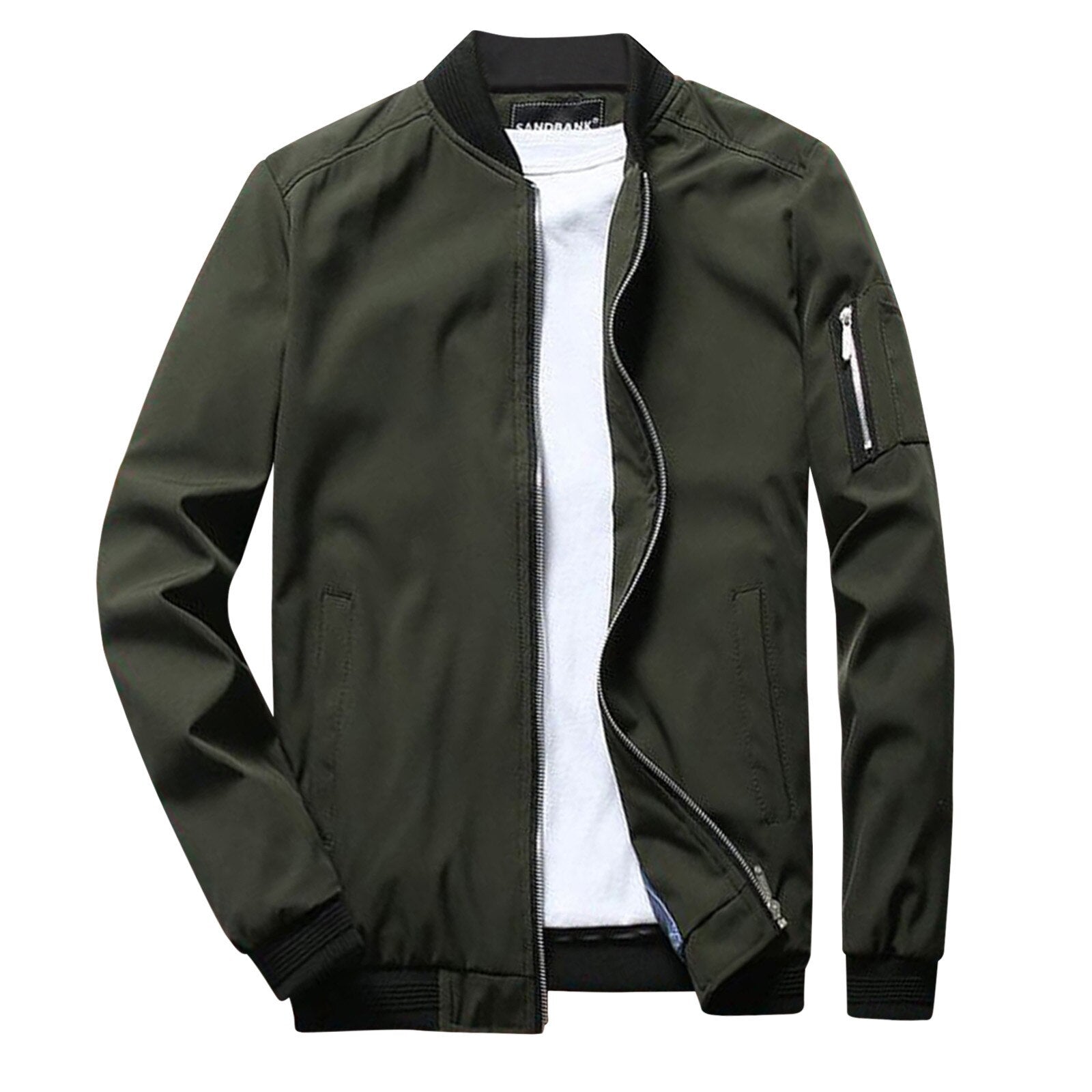 Herren Bomberjacke Leichtgewicht Zip-Up Sommerjacke - Norvielle