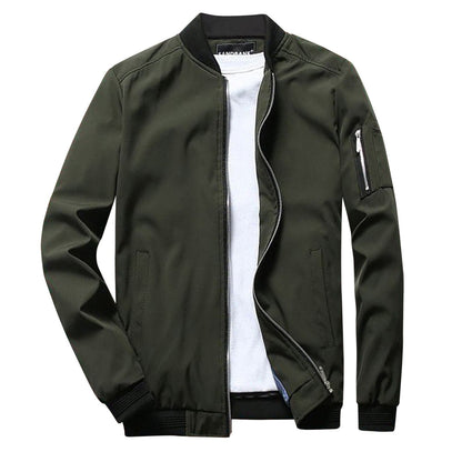 Herren Bomberjacke Leichtgewicht Zip-Up Sommerjacke - Norvielle