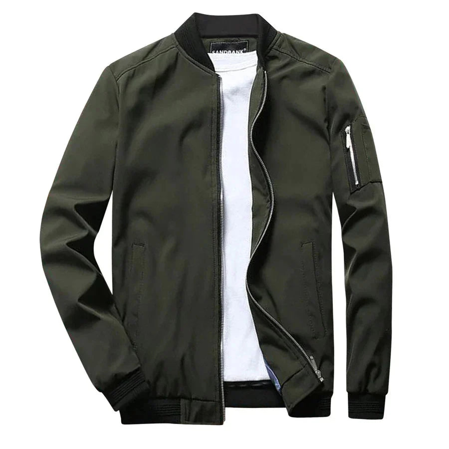 Sommerjacke | Reißverschluss | Dünn | Bomberjacke | Herrenjacke-Chaps Herrenmode