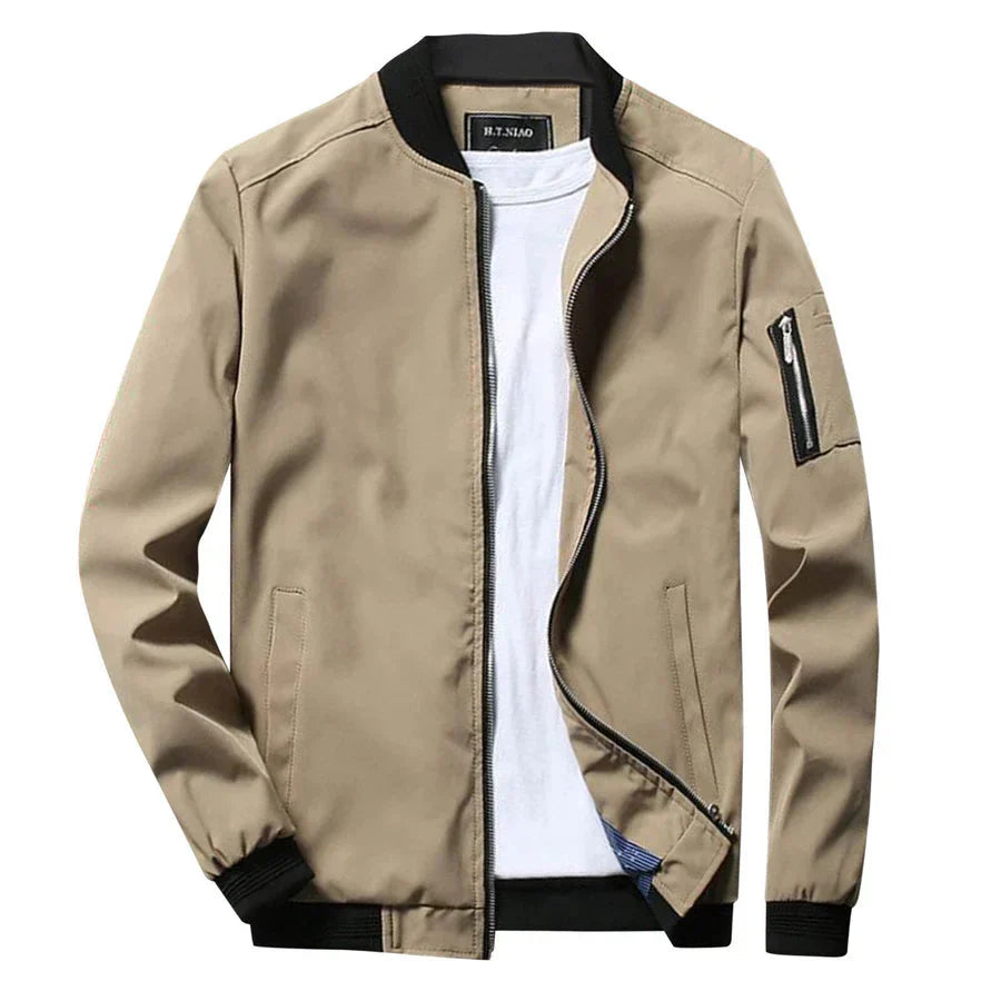 Sommerjacke | Reißverschluss | Dünn | Bomberjacke | Herrenjacke-Chaps Herrenmode
