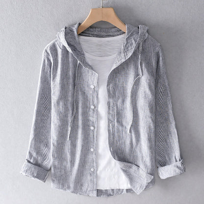 Damen Bluse mit Kapuze und Taschen Weich Luftig