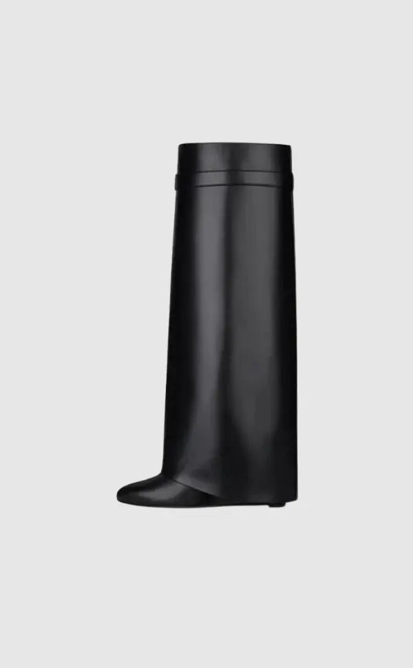 Damen Stiefel Vegan-Leder Elegant Schwarz - Norvielle