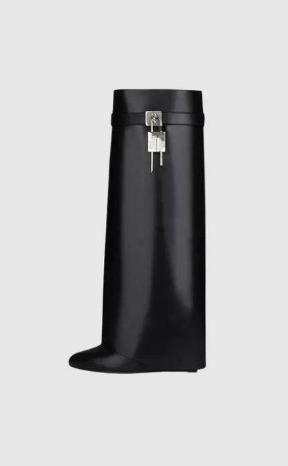 Damen Stiefel Vegan-Leder Elegant
