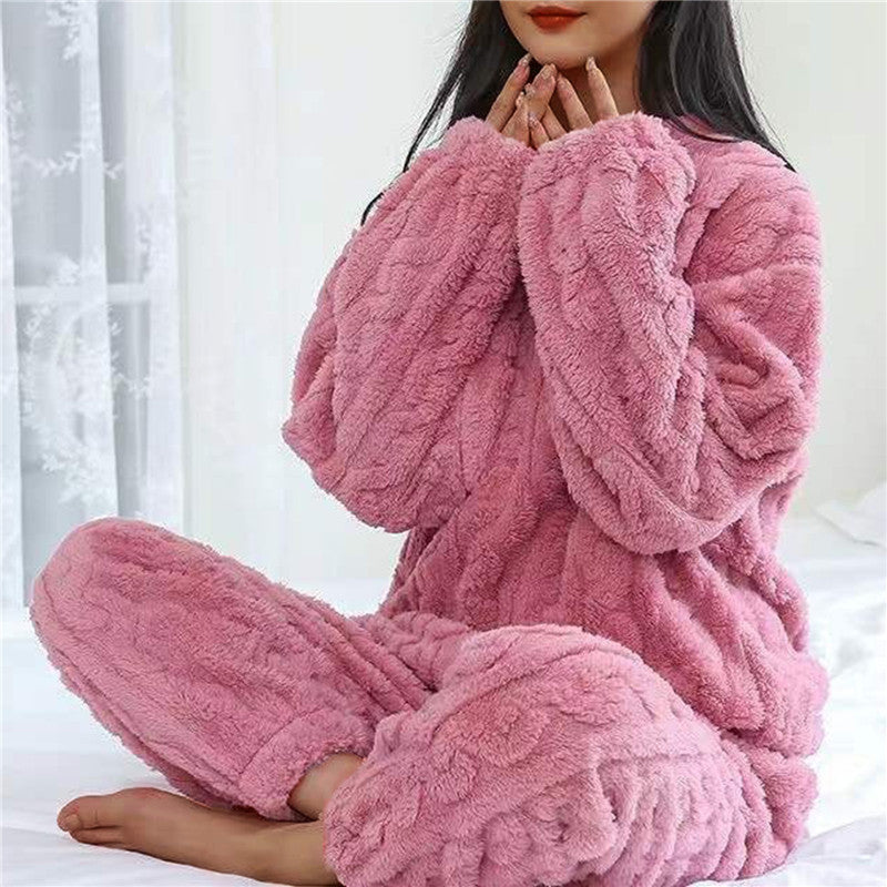 Damen Pyjama-Set Zweiteilig Hose Oberteil