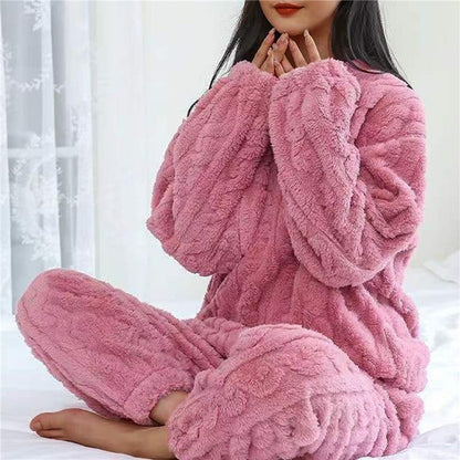 Damen Pyjama-Set Zweiteilig Hose Oberteil