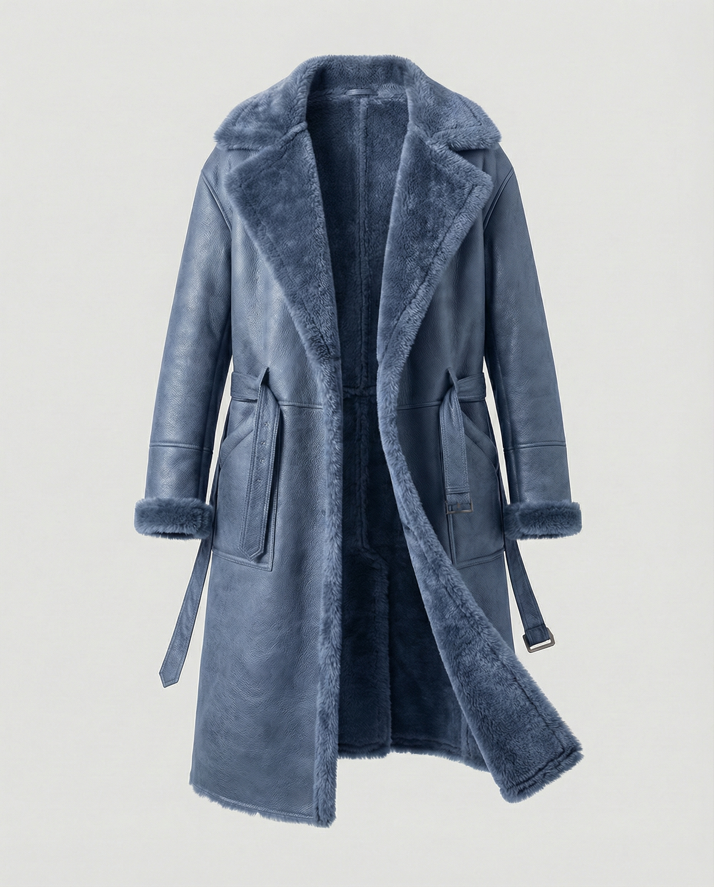 Wintermantel Lang Damen Woll