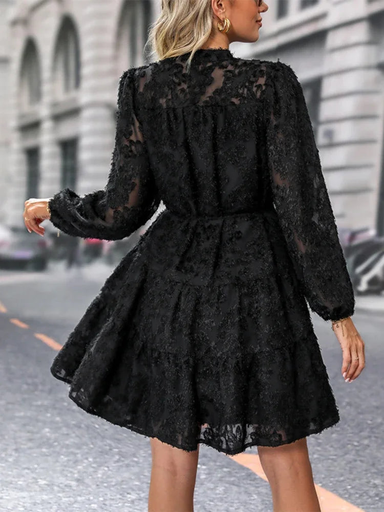 Damenkleid Kurz Gerade Linie