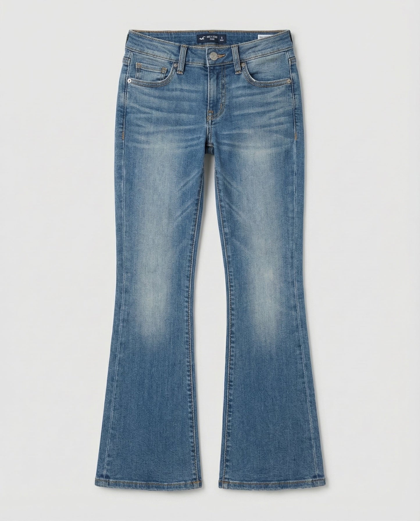 Damen Flared Jeans Lässig
