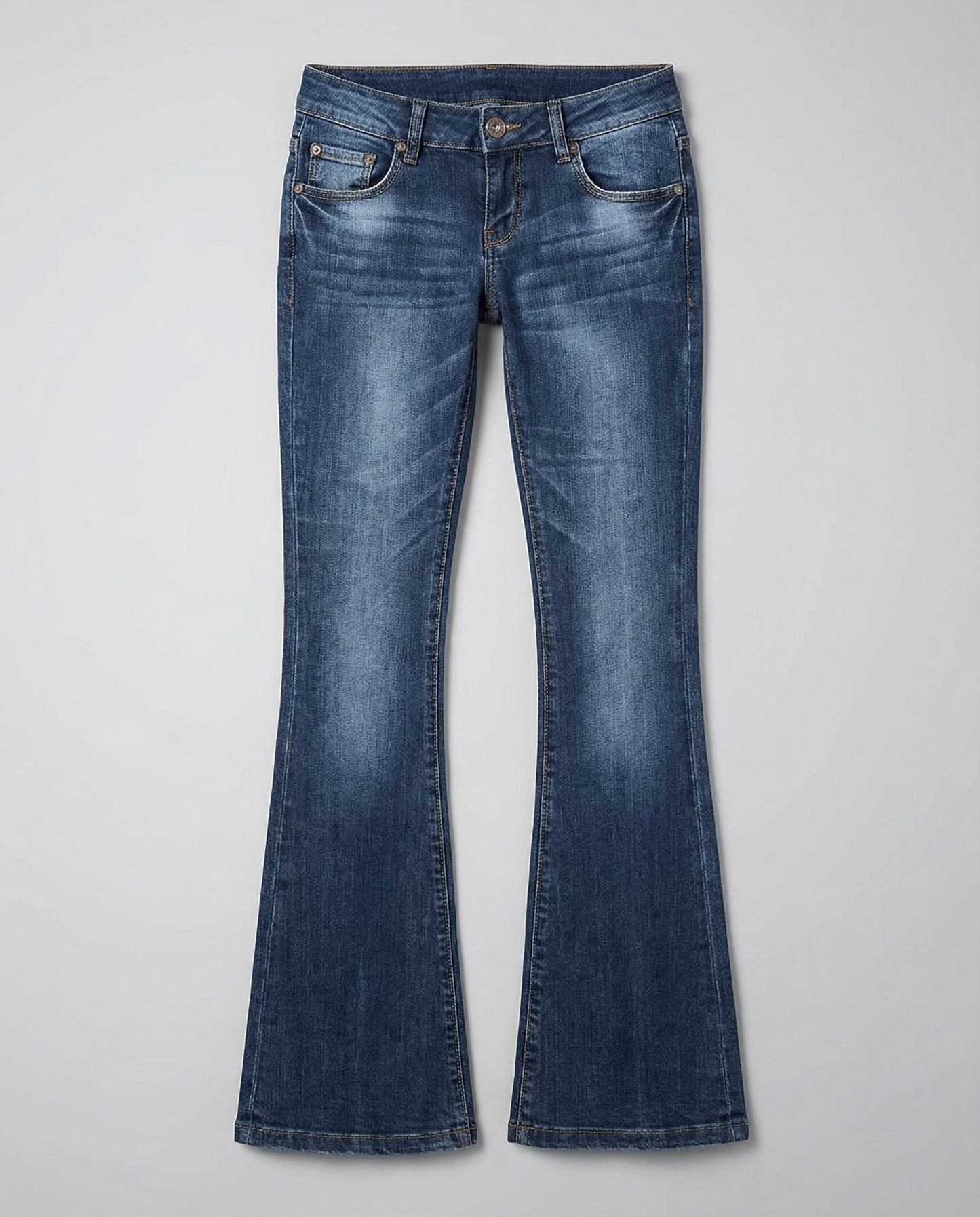 Damen Flared Jeans Lässig