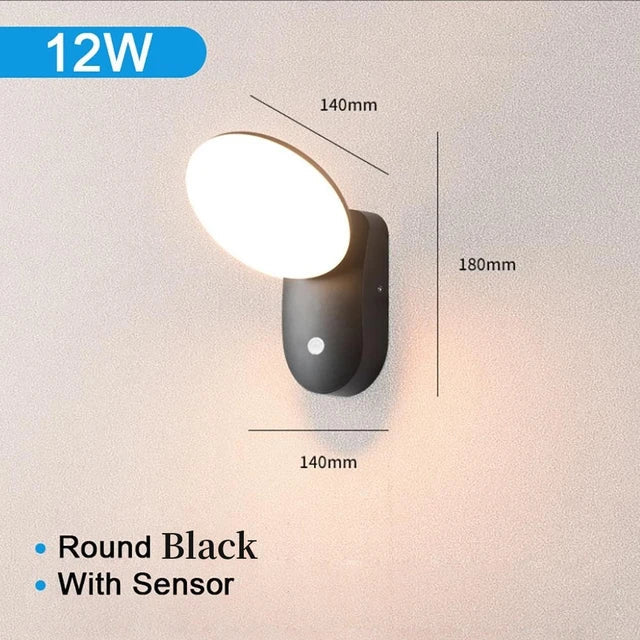 LED Außenwandleuchte Mit Bewegungsmelder