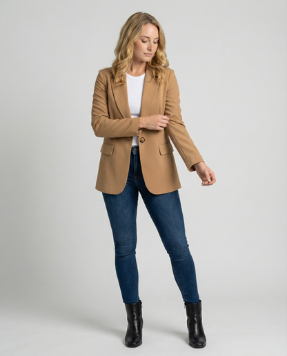 Damen Blazerjacke Reverskragen