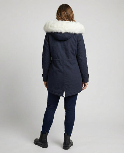 Damen Winterjacke Mittellang Warm