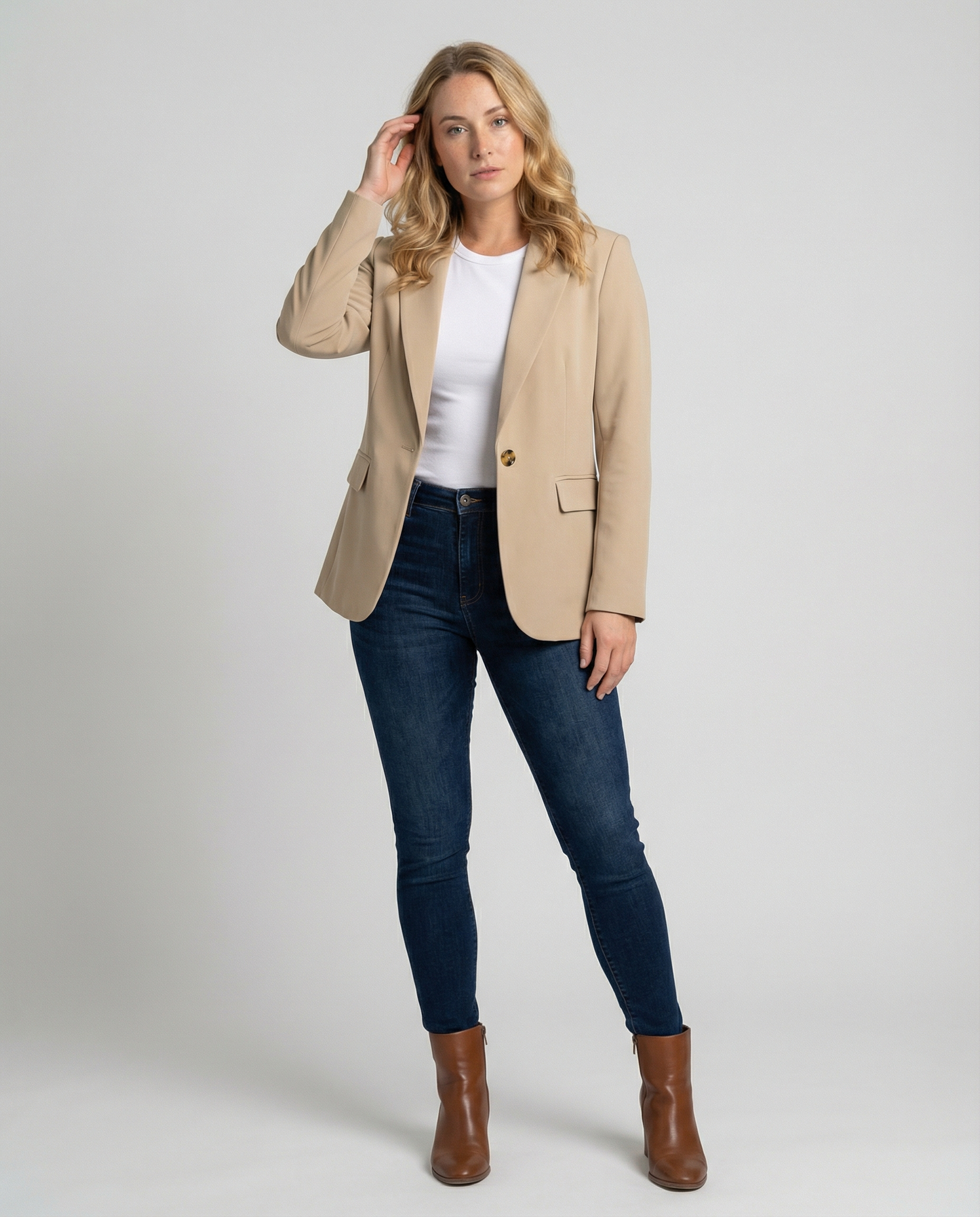 Damen Blazerjacke Reverskragen
