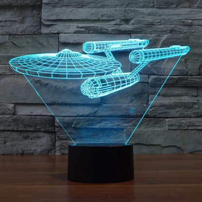 Lumora Enterprise Schiff LED Lampe 3D Multicolor - Norvielle