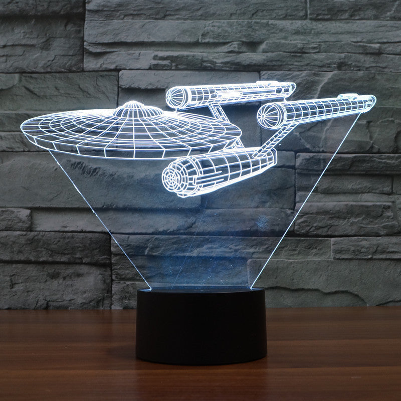 Lumora Enterprise Schiff LED Lampe 3D Multicolor