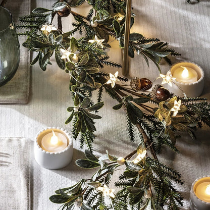 Weihnachtslichterkette Warmweiß Glanz
