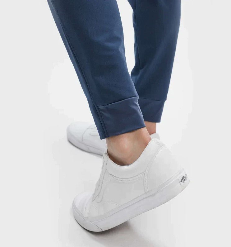 Stretch Broek - Heren Casual Elastische Taille Skinny Broek-Chaps Herrenmode