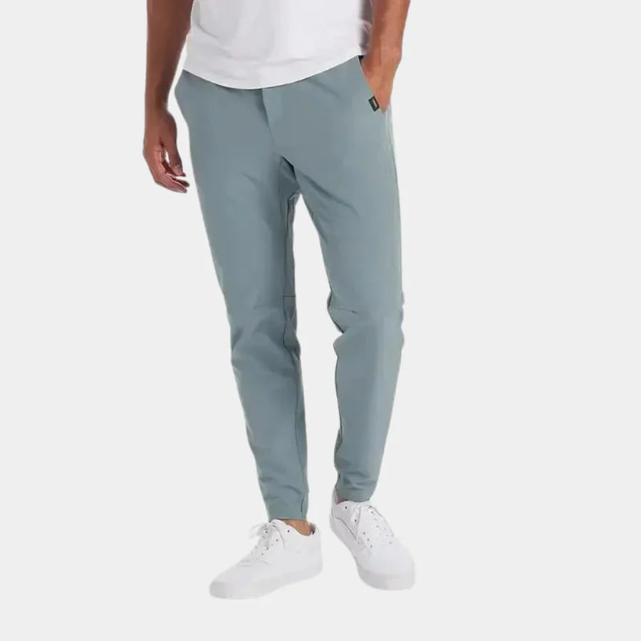 Stretch-Hose – Lässig – Bequem – Schmale Passform – Herrenhose-Himmelblau-XS-Chaps Herrenmode