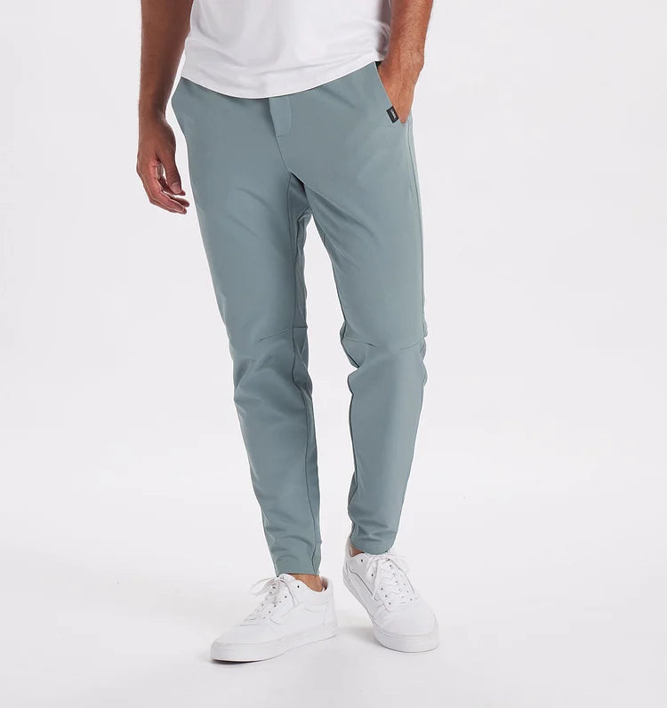 Männer Schmale Chino-Hose Stretch Schwarz - Norvielle