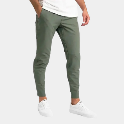 Herren Slim Fit Stretchhosen Schwarz - Norvielle