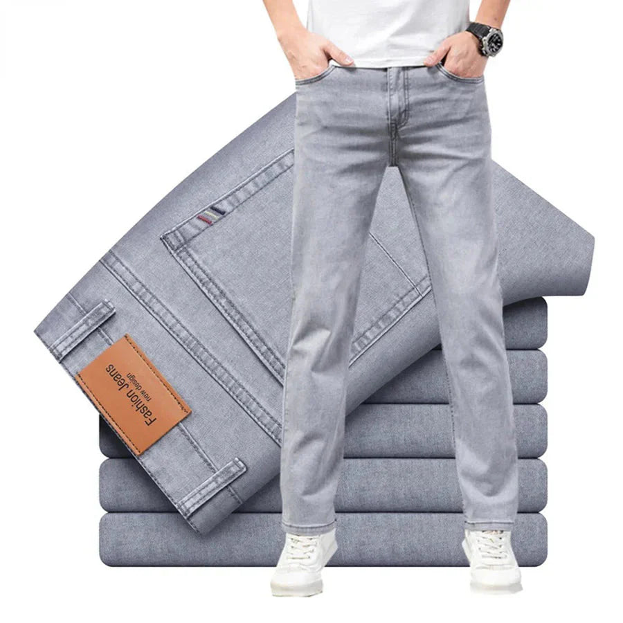 Stretchjeans | Bequem | Normale Passform | Gerade geschnittene Jeans | Herrenjeans-Chaps Herrenmode