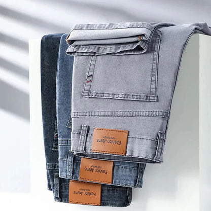Stretchjeans | Bequem | Normale Passform | Gerade geschnittene Jeans | Herrenjeans-Chaps Herrenmode