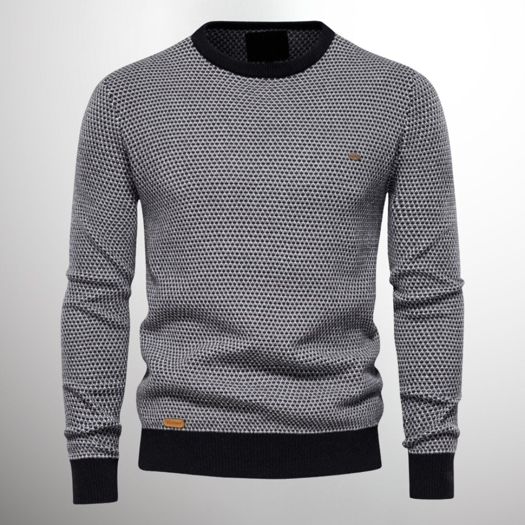 Herren Strickpullover Langarm Rundhalsausschnitt - Norvielle