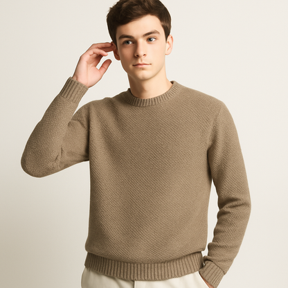 Herren Strickpullover Rundhals Locker - Norvielle