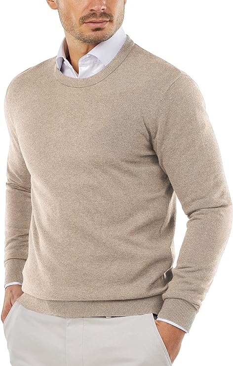 Herren Strickpullover Rundhals Baumwolle - Norvielle