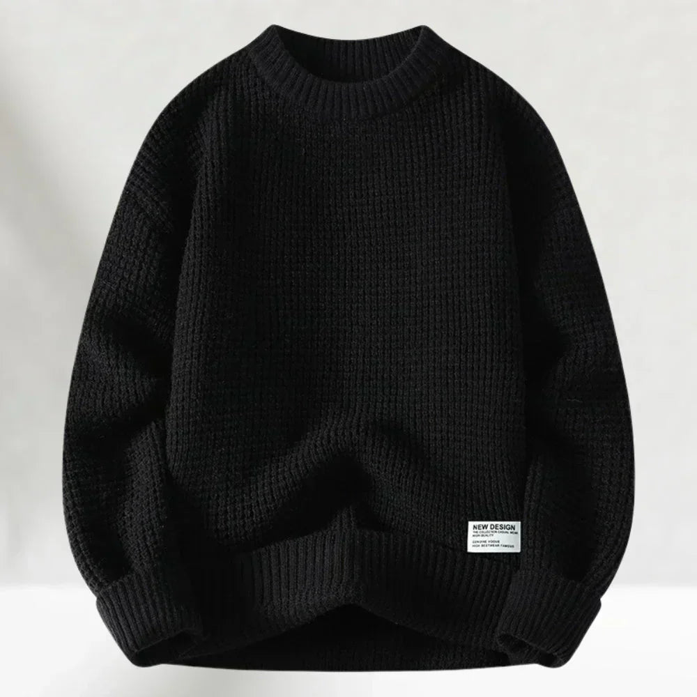 Herren Strickpullover Lockere Passform Rundhalsausschnitt - Norvielle