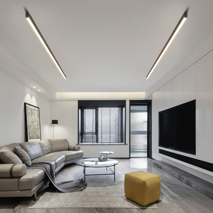 Minimalistische LED Deckenleuchte Skandinavisches Design Weiss