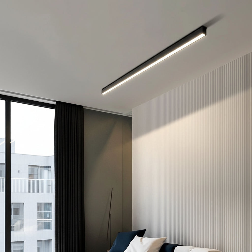 Minimalistische LED Deckenleuchte Skandinavisches Design Weiss