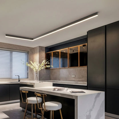 Minimalistische LED Deckenleuchte Skandinavisches Design Weiss