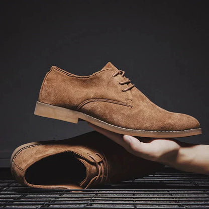 Herren Derby Schuhe Schnürsenkel Leder