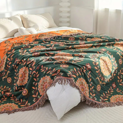 Baumwoll-Wendedecke Vintage-Design